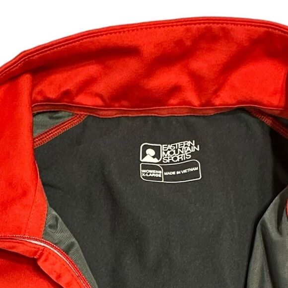 EMS orange gray 1/4 zip tech wick long sleeve pullover size women’s extra large - Picture 14 of 14